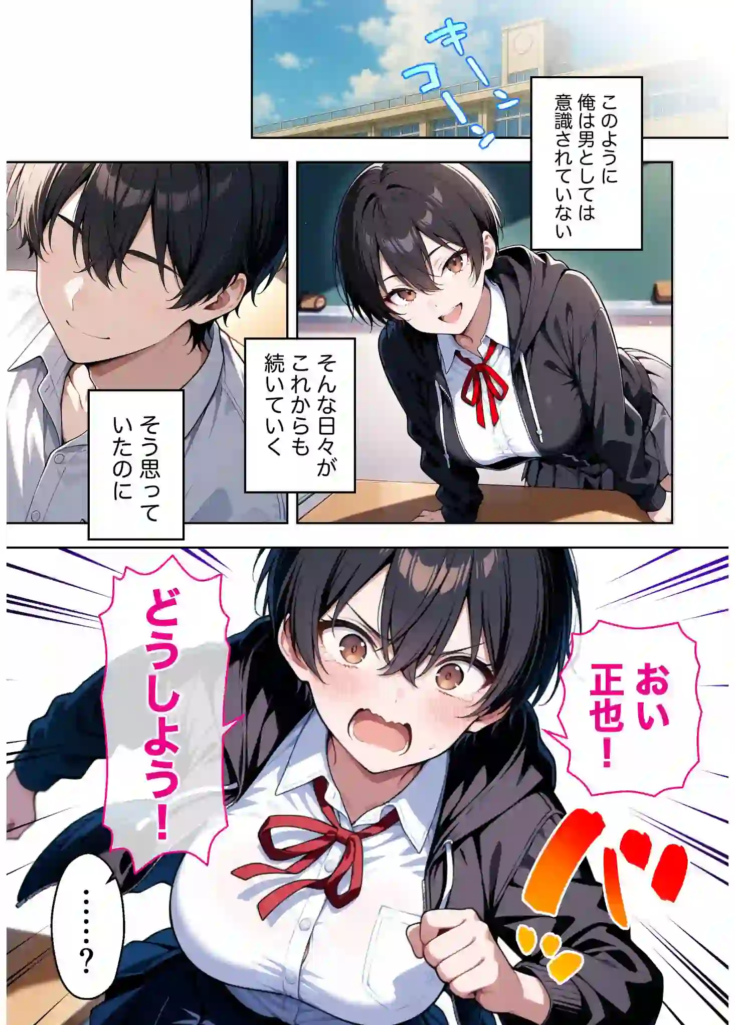 ボーイッシュ幼馴染がエロすぎて困っています – hitomi raw 無料エロ漫画フル館 サンプルエロ画像 6