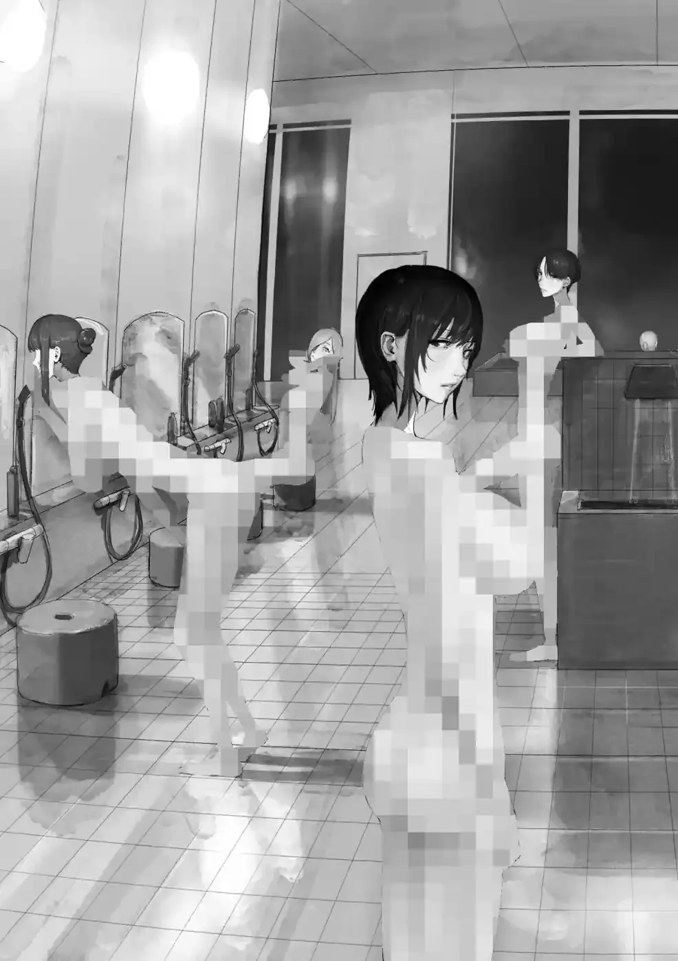 チー牛陰キャが妹に連れられ修学旅行JKしかいない大浴場で現役JKとゴムなし18Pハーレム大乱交！！ – hitomi raw無料エロ漫画（同人誌）サンプルエロ画像 8