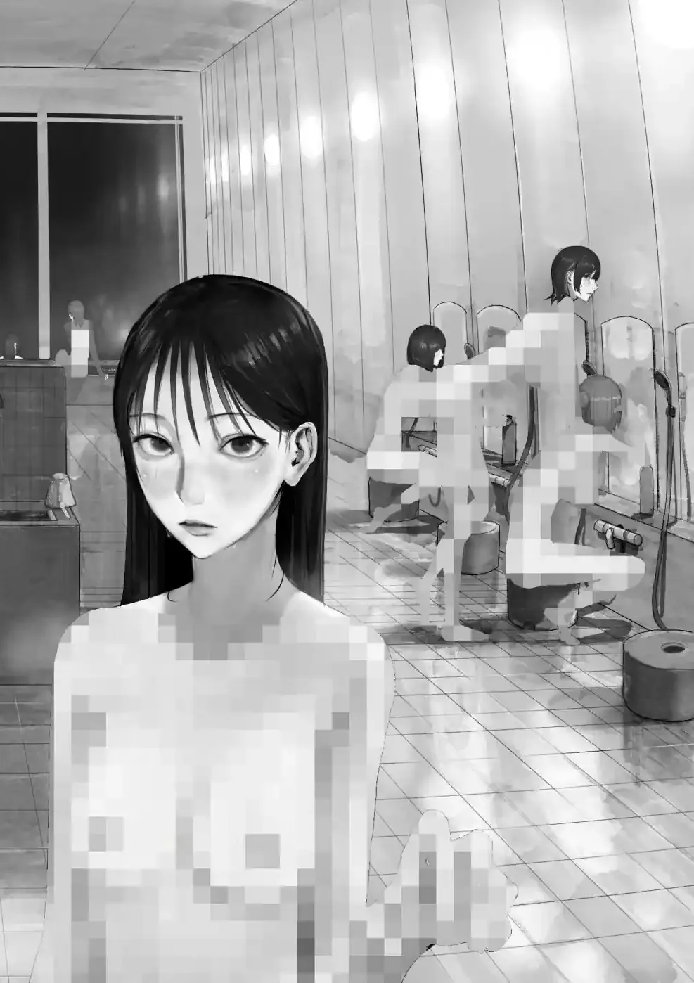 チー牛陰キャが妹に連れられ修学旅行JKしかいない大浴場で現役JKとゴムなし18Pハーレム大乱交！！ – hitomi raw無料エロ漫画（同人誌）サンプルエロ画像 7